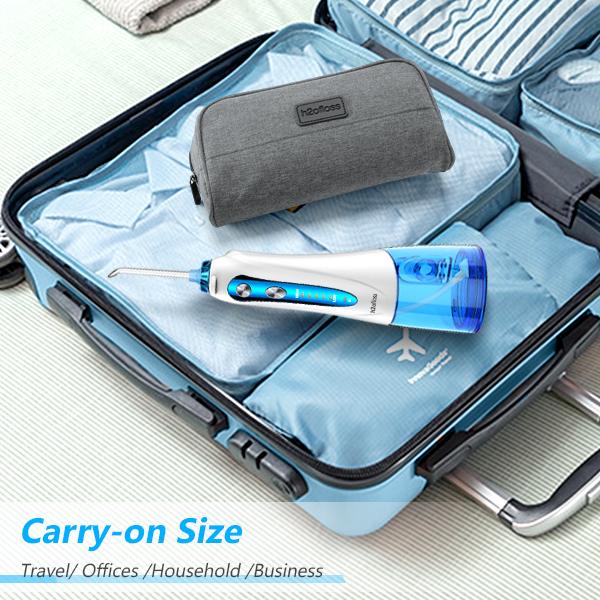 Вода зубоврачебное Flosser Electric бесшнуровая, перезаряжаемые портативная машинка устное Irrigator IPX7Waterproof для домашнего перемещения, 5 режимов и 6 двигателя t